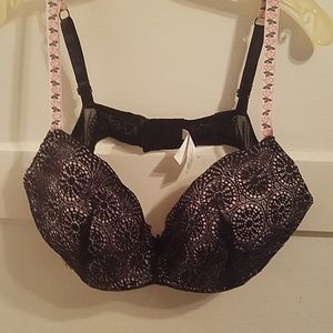 Cute black and pink bra